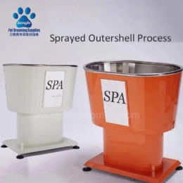 304 Stainless Steel Sprayed Pet Spa Bath