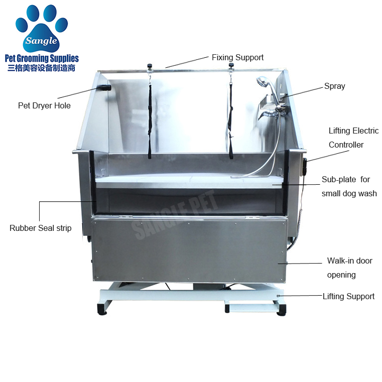 Stainless Steel Lifting Dog Bath Tub Wholesales Factory