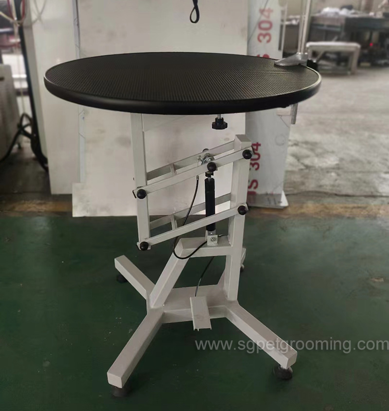 Air lifting Grooming table round-04.jpg