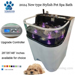 2024 New Type Dog or Cat Nanobubble Thermostat Ozone Spa Bath 28/35/48inches