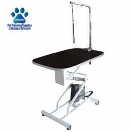 Oval Hydraulic lifting Dog Grooming Table