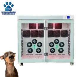 Dual Compartment Pet Dryer Box Cabinet For Large Dogs