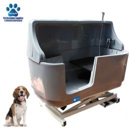 2021 New Type Splash Plastic Lifting Dog Bath Walk In