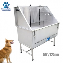 61.5 Walk In Stand Stainless Steel Dog Pet Grooming Bath Tub