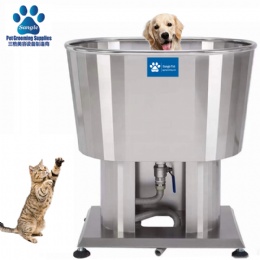 304 Stainless Steel Pet Spa Bath With Sub plate for small dog wash