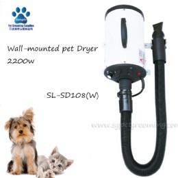 Wall mounted Single Motor hair dryer for dogs 2200W