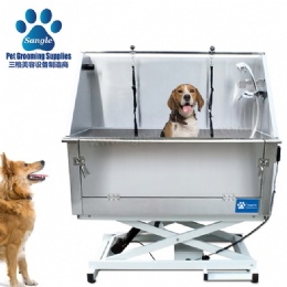 Deluxe Multi-functional Stainless Steel  Lifting Dog Bath Tub