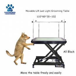 Table-top Built-in Light Electric Pet Grooming Table